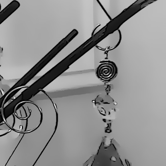 Vintage Crystal Spiral Ornament II - Picture 7 of 8